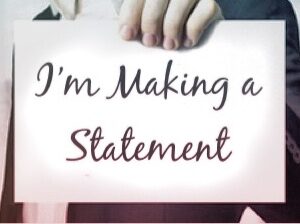 I'm Making A Statement Luke 2:25-28